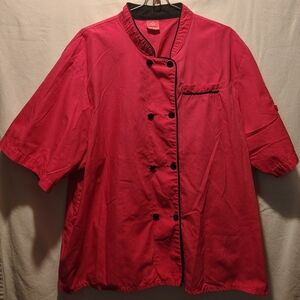 Five Star Chef Apparel Bright Pink Chef's Coat Size 3X